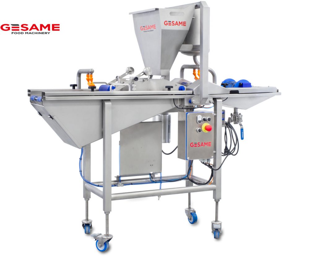 Gesame EM-150 - Kompakt-Paniermaschine für Fleisch, Fisch und Gemüse ...